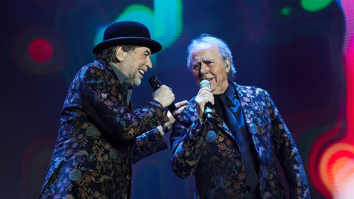 Telediario 1 - Sabina se cae del escenario y suspende su concierto junto a Serrat en Madrid