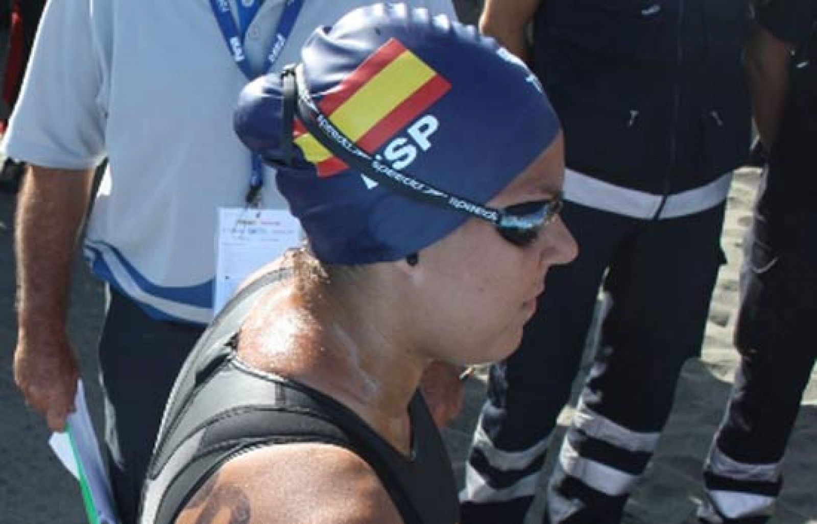 La española Margarita Domínguez termina cuarta en la prueba de 25 km.de Aguas Abiertas del Mundial de Natación de Roma. Esther Nñez acaba 12ª 