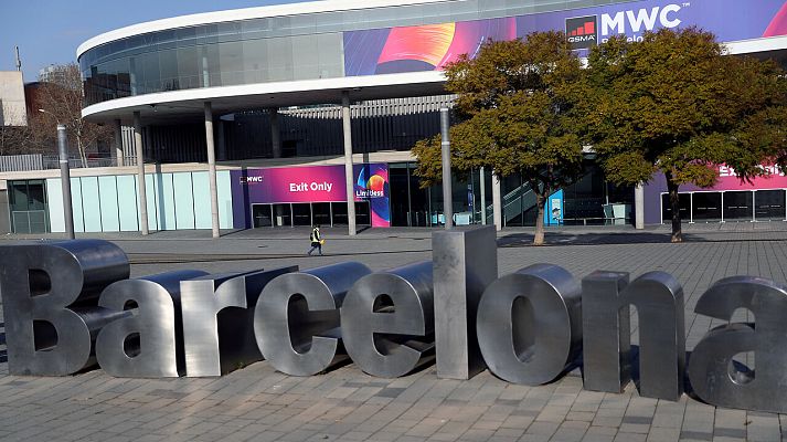Telediario 1 - El coste de la cancelación del Mobile World Congress