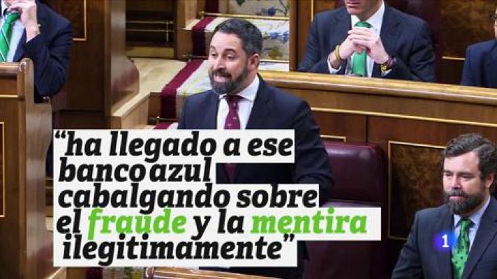 Telediario 1 - Entrevista íntegra a Santiago Abascal en RTVE