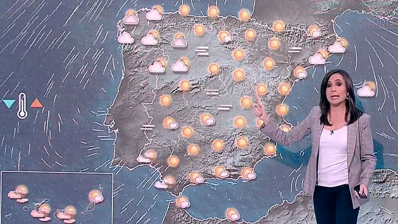 Tiempo estable este viernes en casi toda España y temperaturas altas para esta época del año