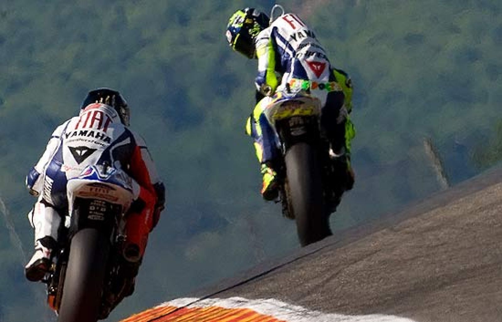 El pique Lorenzo-Rossi, visto desde dentro de su box.