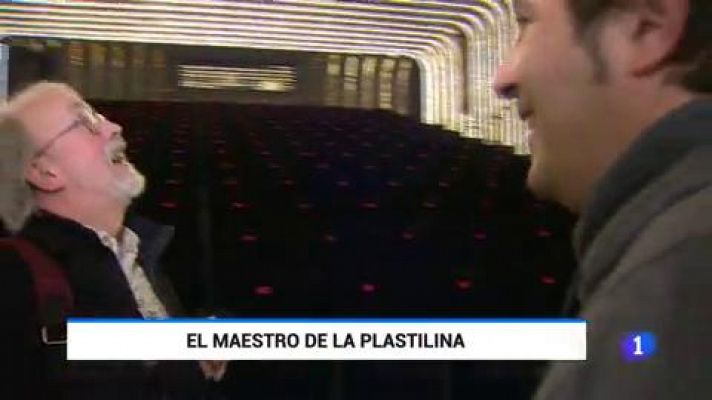 Telediario 1 - Peter Lord presenta un ciclo de las películas de animación de Aardman en Madrid