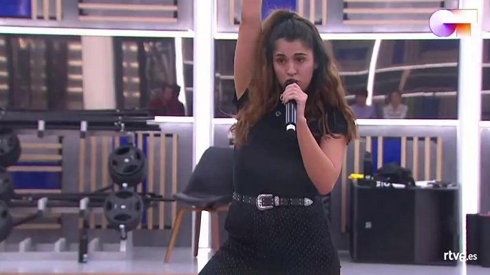 OT 2020 - Anajú canta "La Sandunguera" 2o pase de micros