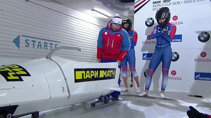 Bobsleigh A-2 Femenino - Copa del Mundo. 1ª manga