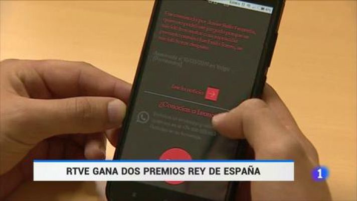 Telediario 1 - '1.000 mujeres asesinadas', del Lab de RTVE, y 'Nosotrxs somos', de Playz, premios Rey de España de Periodismo 2020