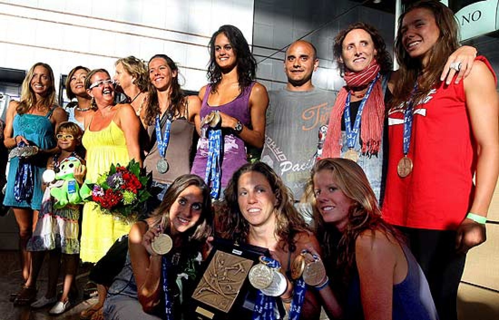 El equipo de sincronizada vuelve a casa