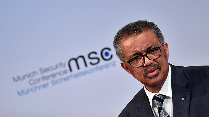 Telediario 1 - El director de la Organización Mundial de la Salud asegura que es "imposible predecir la dirección que tomará el coronavirus"