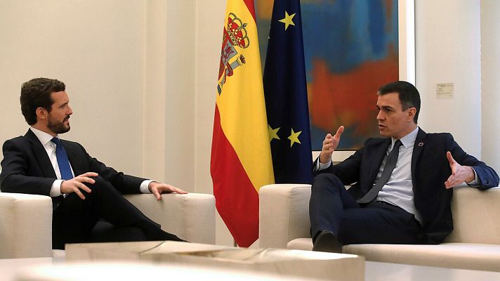 Informativo 24h - Casado y Sánchez se reúnen en Moncloa