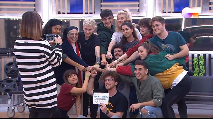 OT 2020 - Sor Lucía Caram visita la Academia de Operación Triunfo 2020