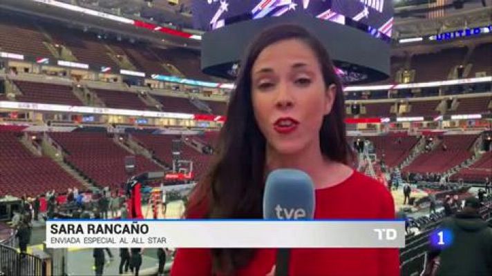 Telediario 1 - El equipo de LeBron James se lleva el All Star más emotivo