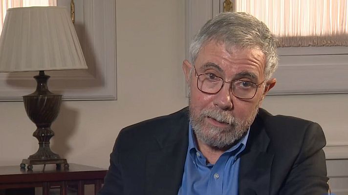 Telediario 1 - Entrevista al premio Nobel Paul Krugman