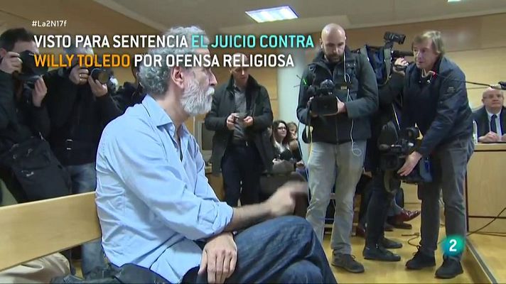 La 2 Noticias - Willy Toledo revindica libertad de expresión