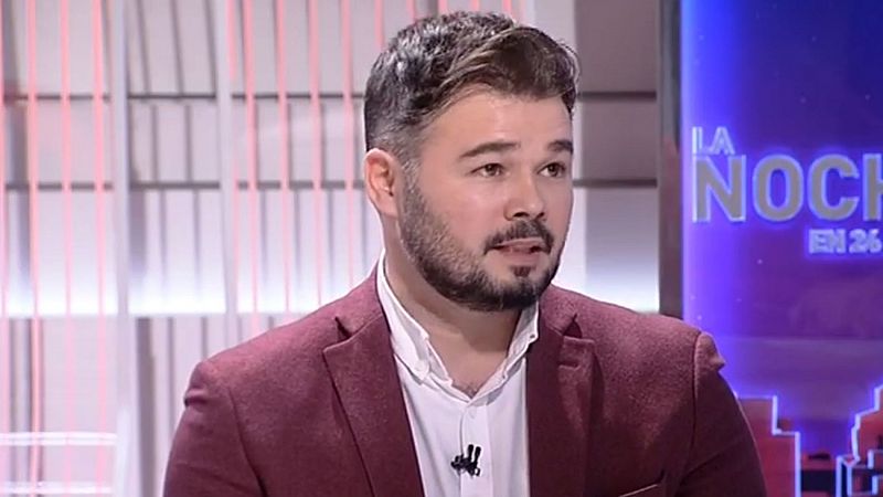 Entrevista íntegra a Gabriel Rufián en 'La Noche en 24 horas'