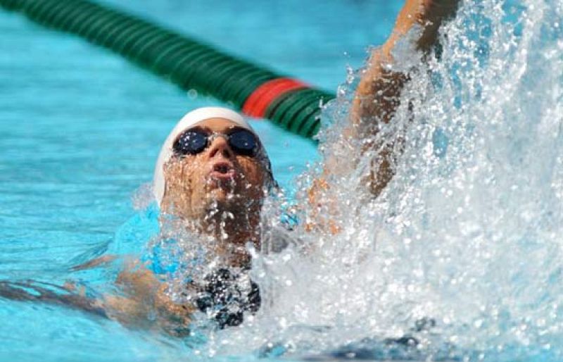  El nadador español, Miguel Rando, termina en primera posición en la especialidad de espalda. Rando hace un escelente debut en el campeonato del Mundo de natación. 