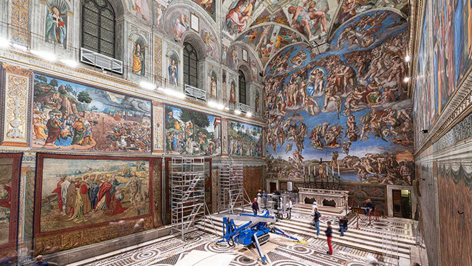  Los tapices de Rafael vuelven a rivalizar con Miguel Ángel en la Capilla Sixtina