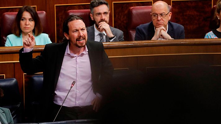 Iglesias estalla contra el PP, al que reprocha "descojonarse" al hablar de niñas prostituidas