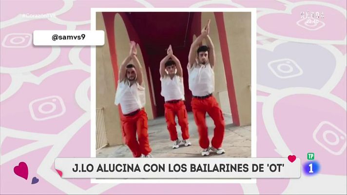 D Corazón - Corazón - Jennifer López alucina con los bailarines de OT