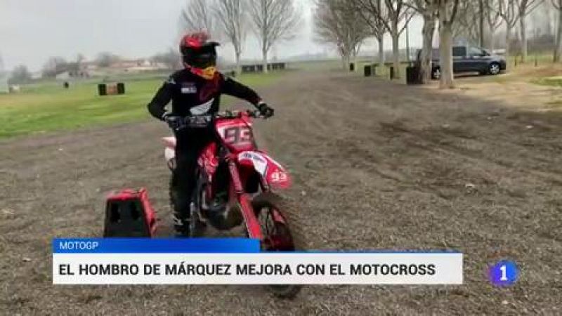Márquez celebra su 27º cumpleaños haciendo motocross