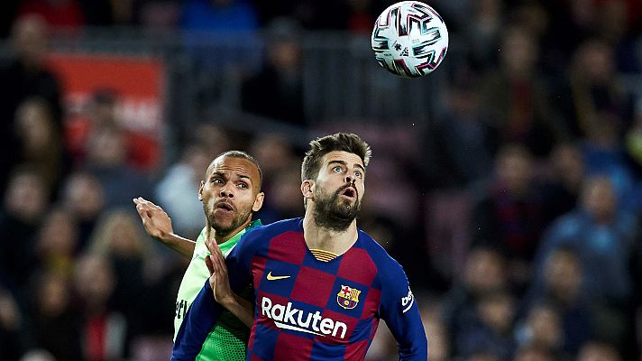 Telediario 1 - El fichaje de Braithwaite por el Barça deja al Leganés en una situación " casi irreparable"