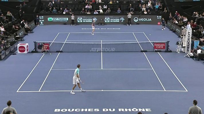 Tenis - ATP 250 Torneo Marsella: D. Medvedev - J. Sinner