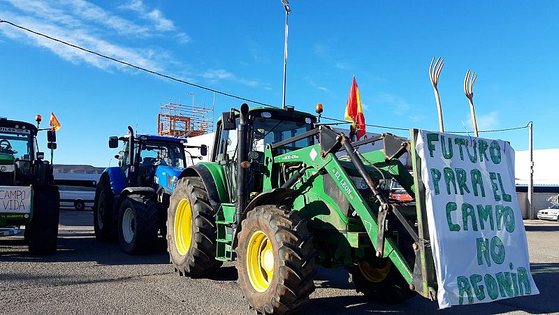 Manifestaciones de agricultores en cuatro comunidades autónomas