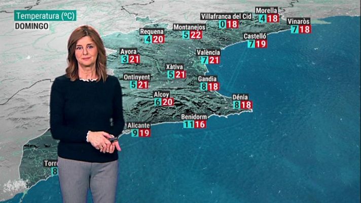 L'informatiu - Comunitat Valenciana - El tiempo en la Comunidad Valenciana - 21/02/20