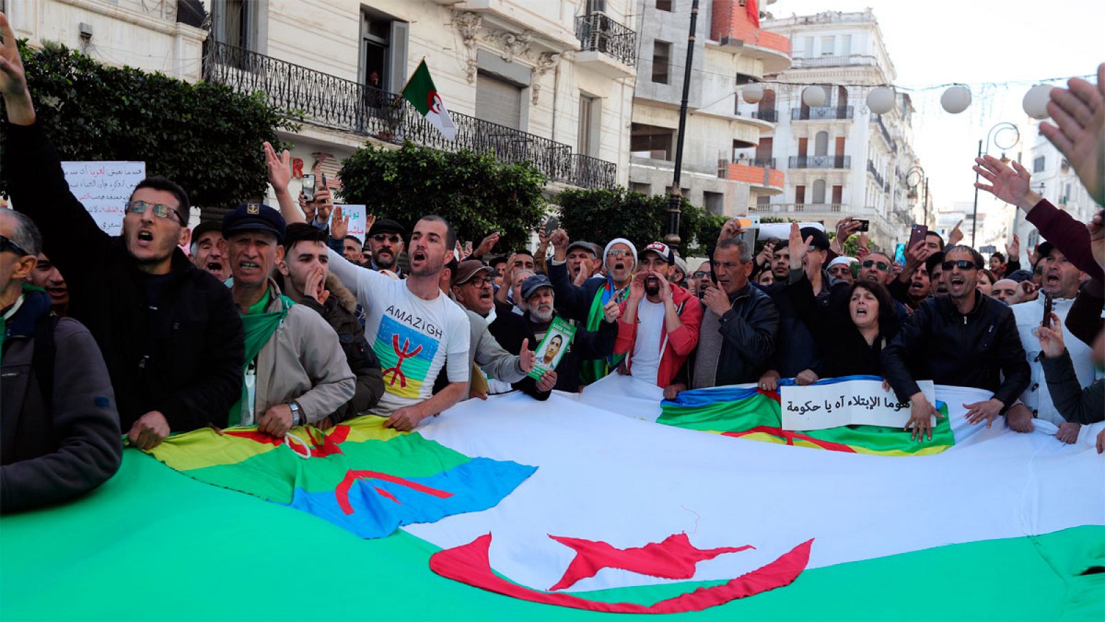 Primer aniversario de las protestas en Argelia - RTVE.es
