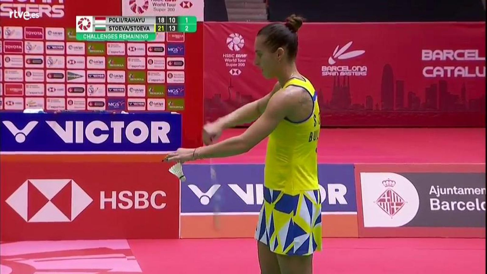 El incansable punto de la final de dobles femenina del Barcelona Spain Masters - Bádminton | Ver