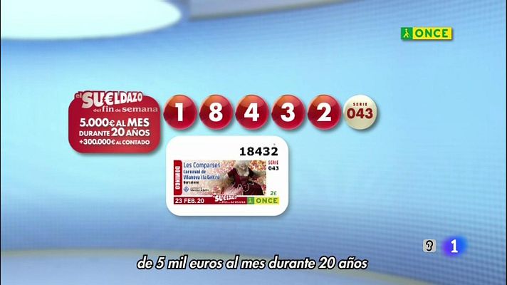 Sorteos ONCE - Sorteo ONCE - 23/02/20