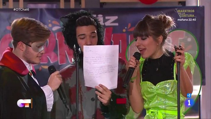 Gèrard, Bruno y Maialen cantan "Lo echamos a suertes" 