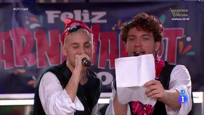 Hugo y Jesús cantan "Ave María" en El Chat de OT 2020
