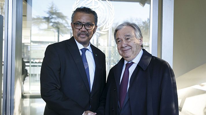 Telediario 1 - La OMS se prepara para "una posible pandemia" por el coronavirus