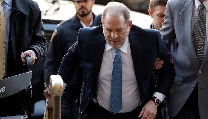 Telediario 1 - Harvey Weinstein, culpable de un delito de agresión sexual y otro de violación en tercer grado
