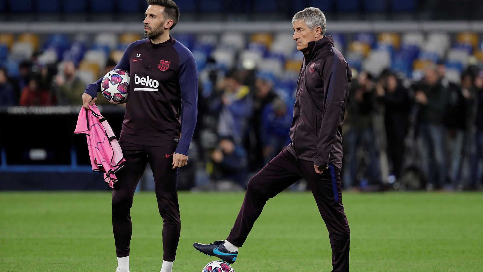 El Barça llega a Nápoles dispuesto a demostrar su mejoría