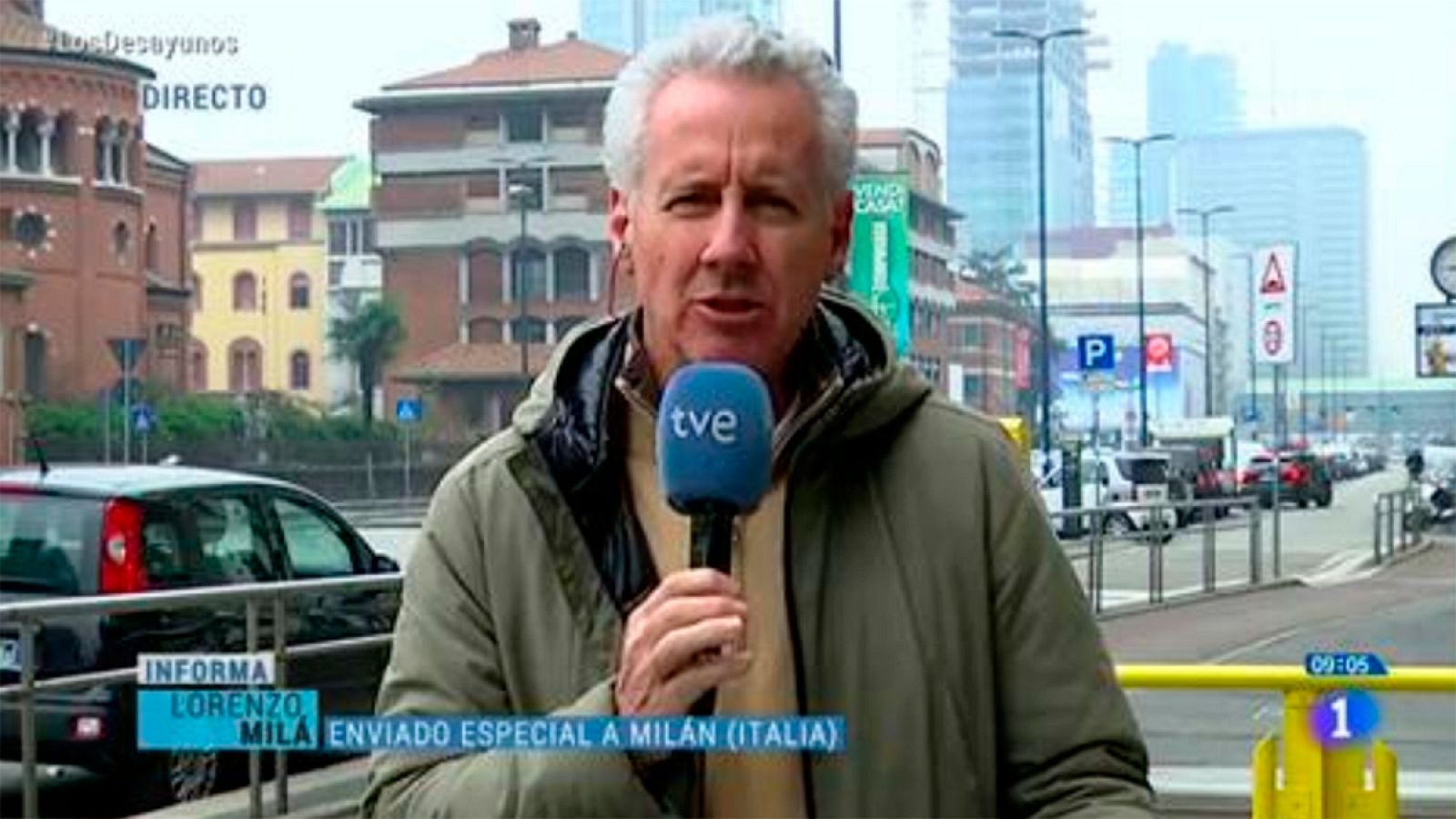 Lorenzo Milá (TVE), desde Italia hablando del coronavirus: "Se extiende más el alarmismo que los datos"