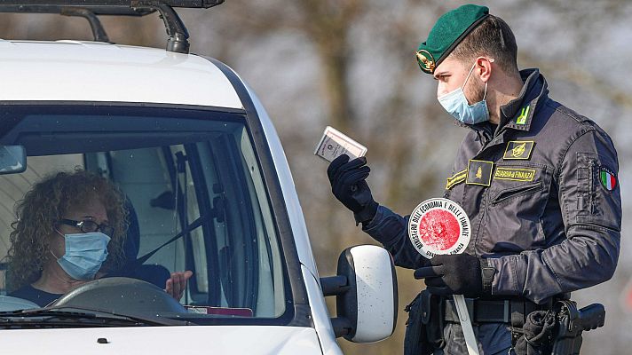 Telediario 1 - El norte de Italia, blindado contra el coronavirus
