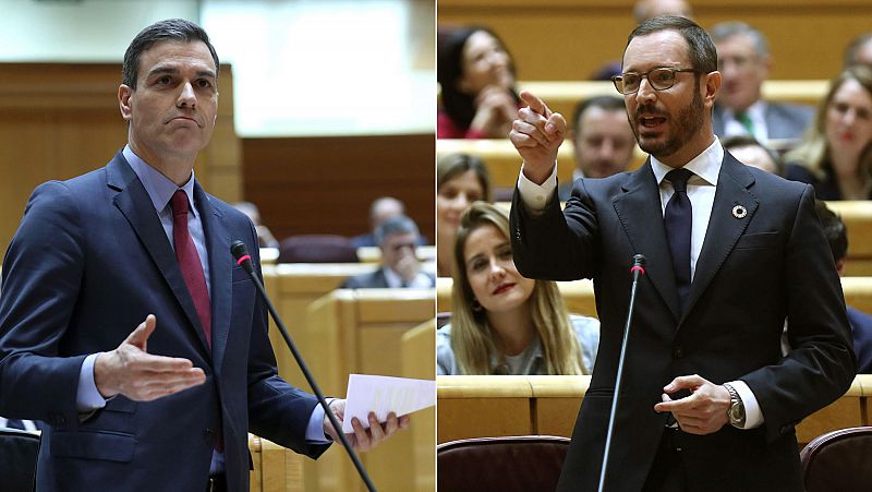 Sánchez defiende en el Senado la actuación de Ábalos en su encuentro con la vicepresidenta de Venezuela en Barajas 