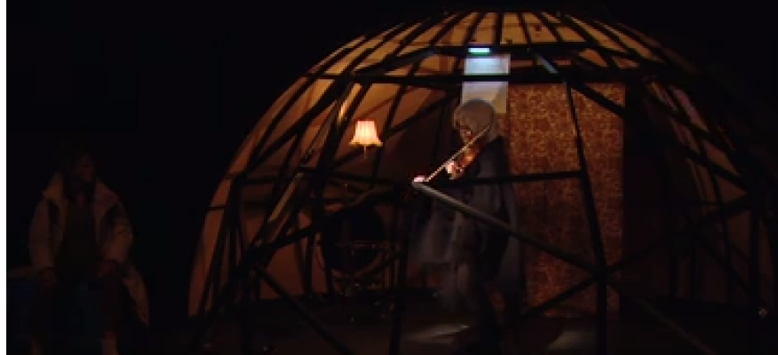 Telediario 1 - "Antropocentro" la obra que da forma visual al cambio climático