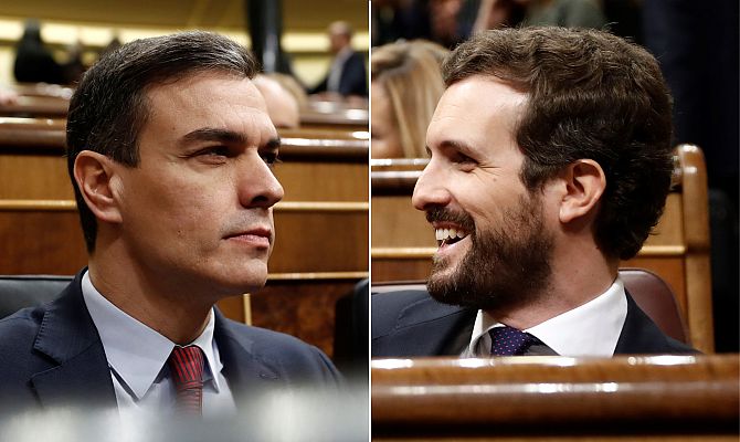 Informativo 24h - Sánchez defiende el diálogo con Torra y Casado le acusa de abrir el "zoco" a la autodeterminación