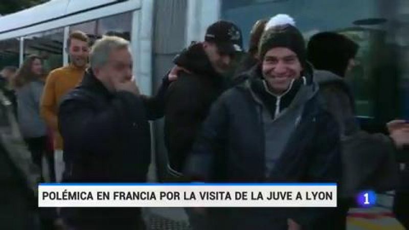La visita de más de 3.500 hinchas de la Juventus genera inquietud en Lyon