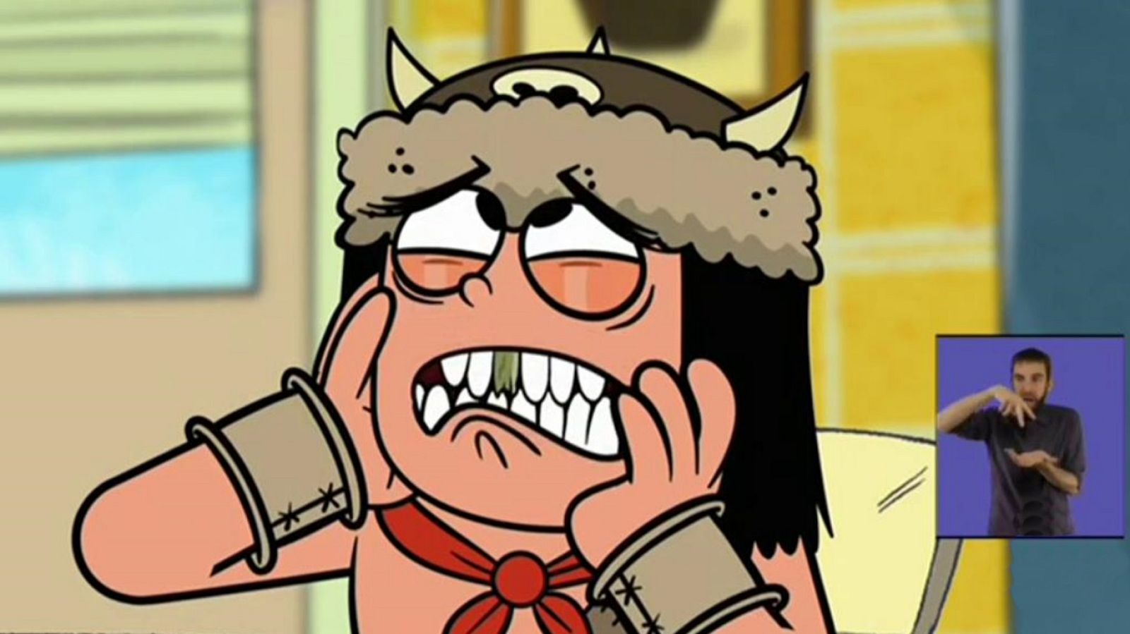 Fangbone - La cabra de más cabras (en lengua de signos) - RTVE.es - Fangbone: Aventuras cavernícolas | Ver