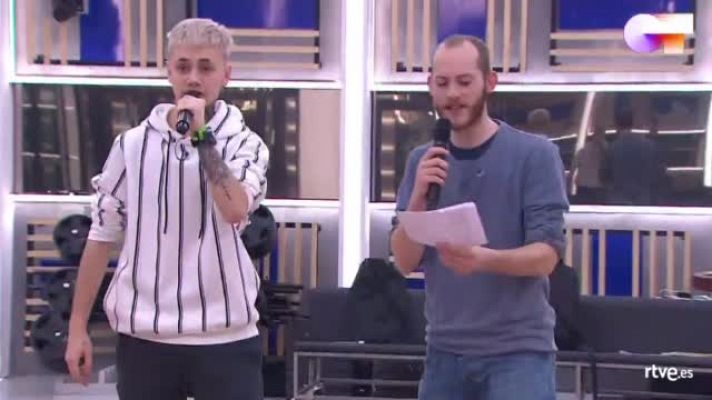 Eirian se atreve a cantar con Hugo en 'OT 2020'