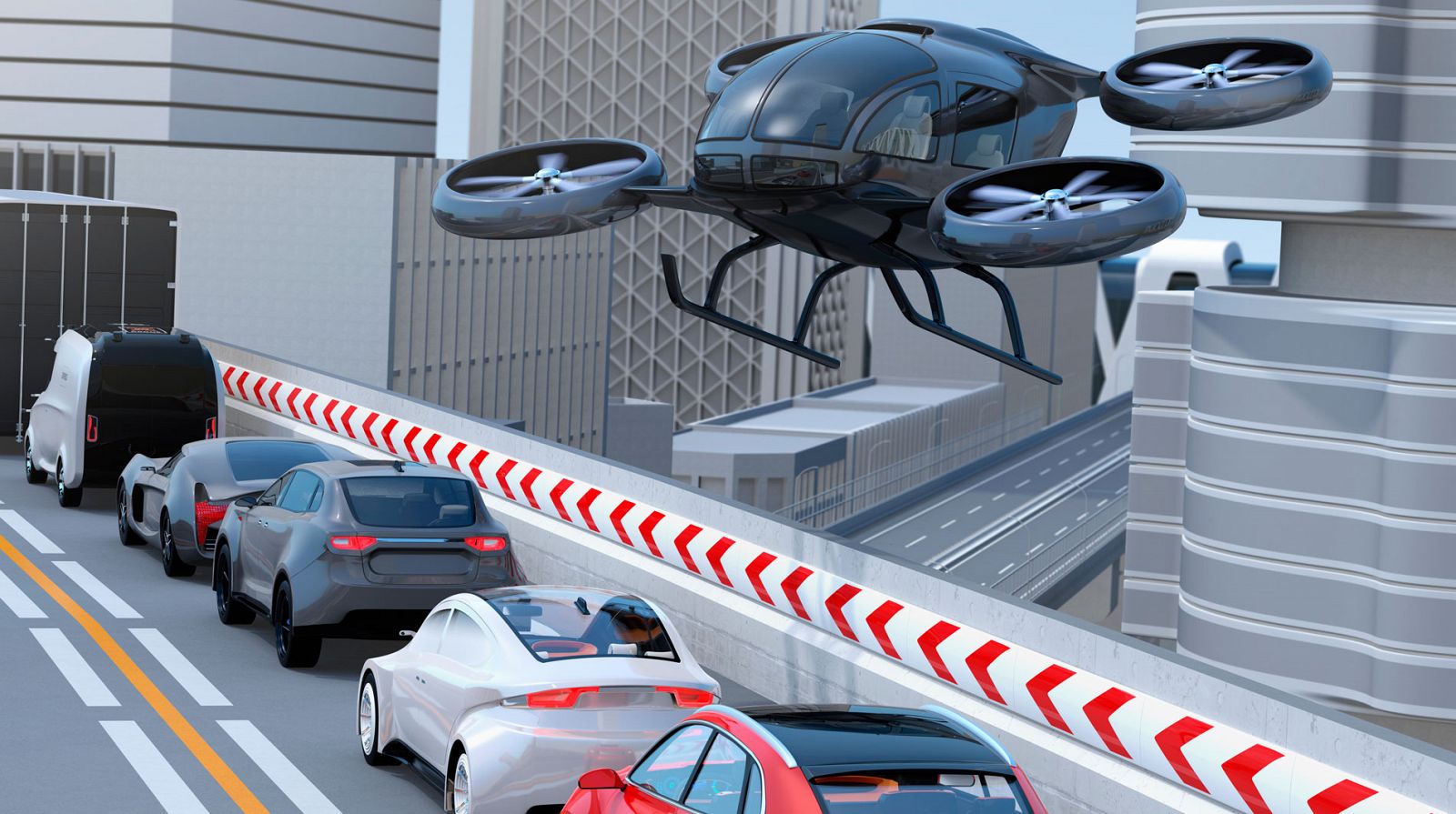 Los coches voladores del futuro se prueban en Jaén