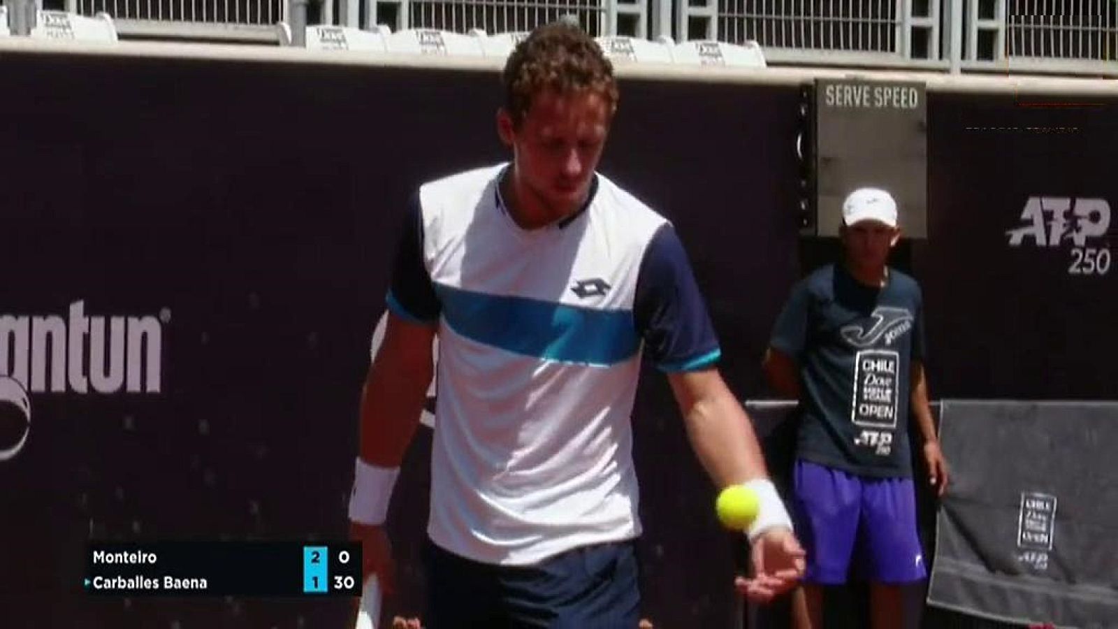 Tenis - ATP 250 Torneo Santiago: T. Monteiro - R. Carballés Baena - ver ahora