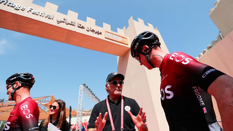 El Tour de los Emiratos se suspende y la caravana queda confinada