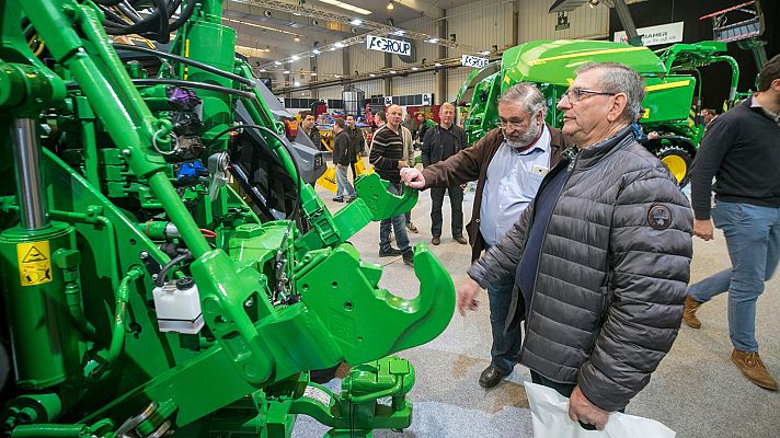 Telediario 1 - El campo del futuro en la Feria Internacional de Maquinaria Agrícola de Zaragoza