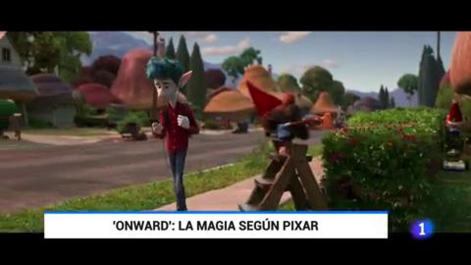 Telediario 1: El director y la productora de 'Onward' presentan la nueva película de Pixar en Madrid | RTVE Play
