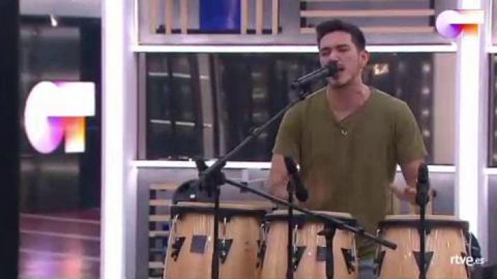 Bruno canta "Llegué" hasta ti 2o pase de micros