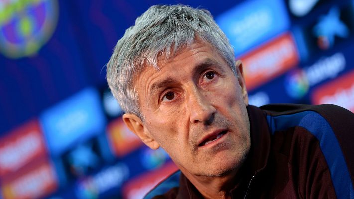 Telediario 1 - Quique Setién: "Para el Madrid seguramente este partido es vital"